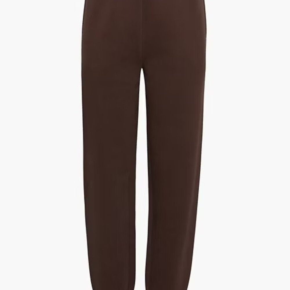 NWT Aritzia TNA Cozy Fleece Mega Sweatpant GD Rich Mocha Brown XS